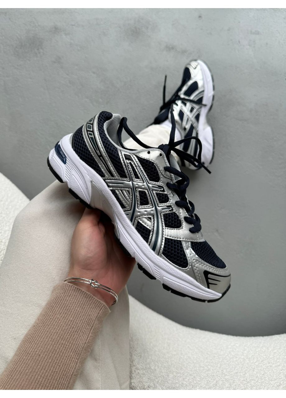 КРОСІВКИ ЖІНОЧІ ASICS GEL-1130 BLACK / SILVER АСІКС ГЕЛЬ 1130 No Brand чорні демісезони (368858346)