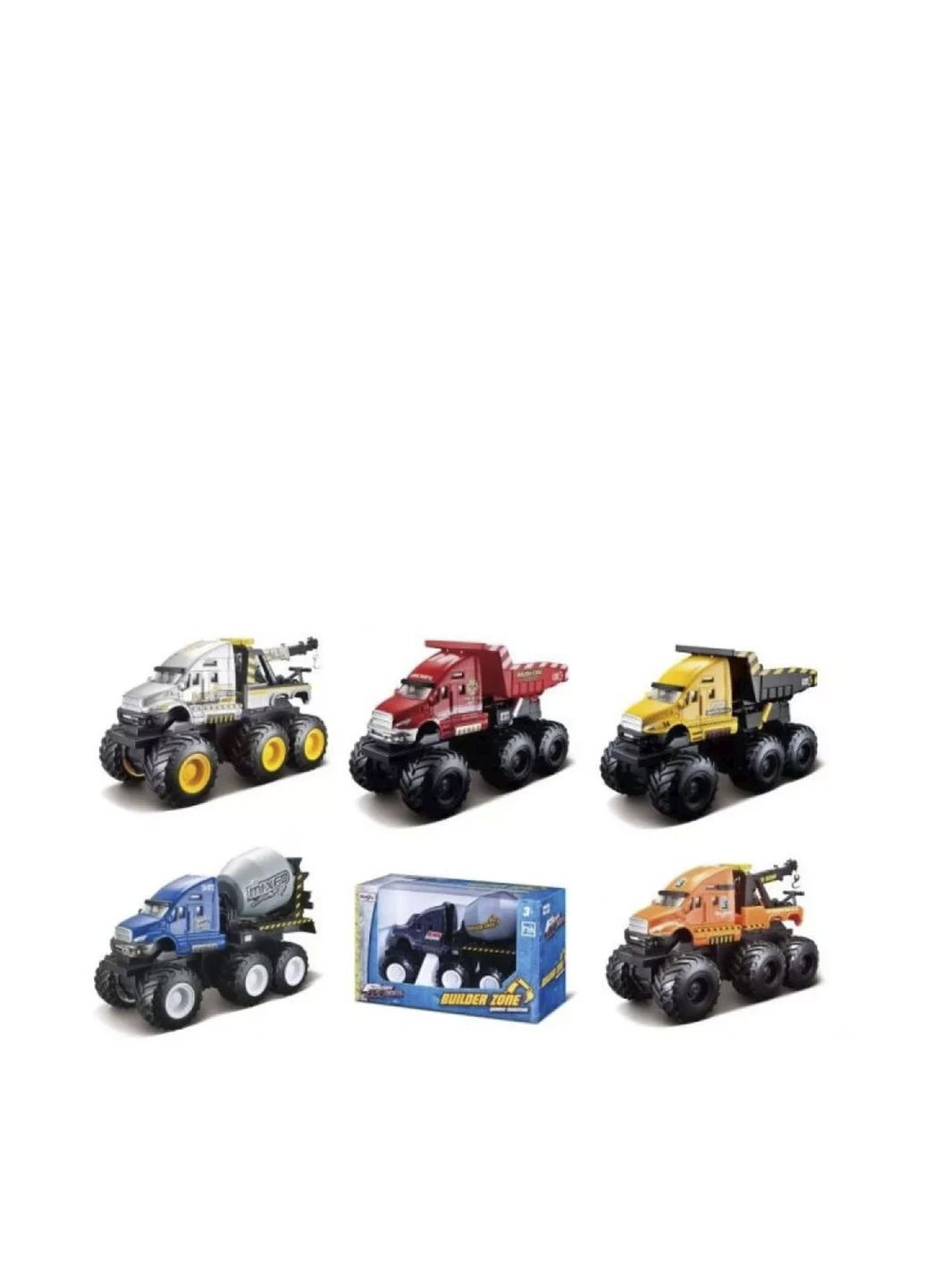 Игрушечная машинка FM Builder Zone Quarry Monsters цвет разноцветный ЦБ-00250194 Maisto (301000229)