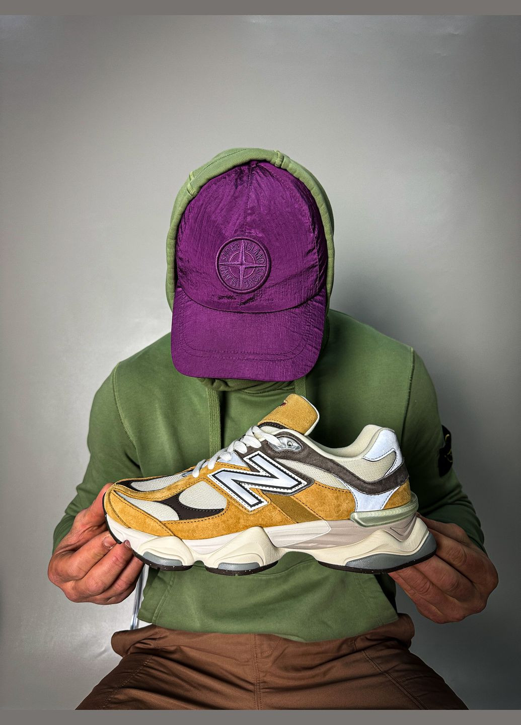 Коричневі Осінні кросівки чоловічі і жіночі new balance 9060 'workwear' | нью баланс 9060 коричневі No Brand