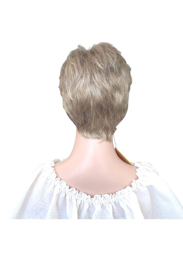Перука блонд блондинка коротка коротка стрижка жіноча для щоденного носіння Hivision Linda AB16-613 No Brand 8122 (298572004)