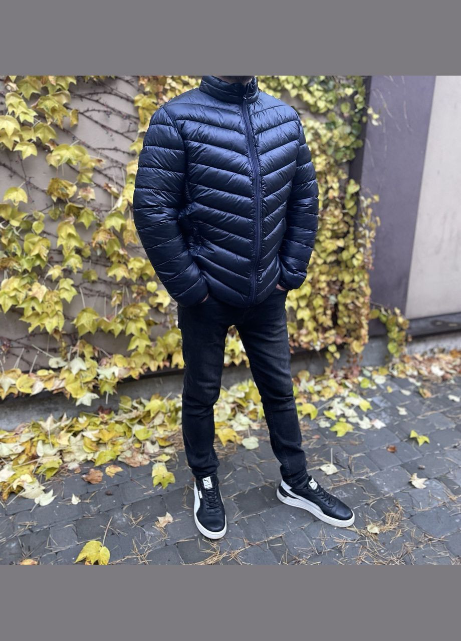 Синяя мужская курточка осень зима No Brand