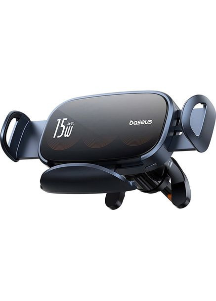 Автотримач із бездротовою зарядкою LightChaser Triple-Coil Electric Car Mount Baseus (353309037)