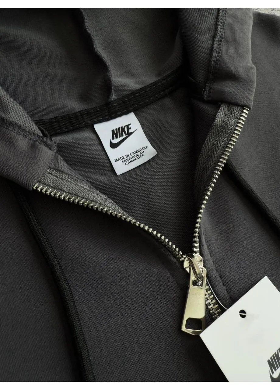 Зіп худі NK графітовий No Brand (392686604)
