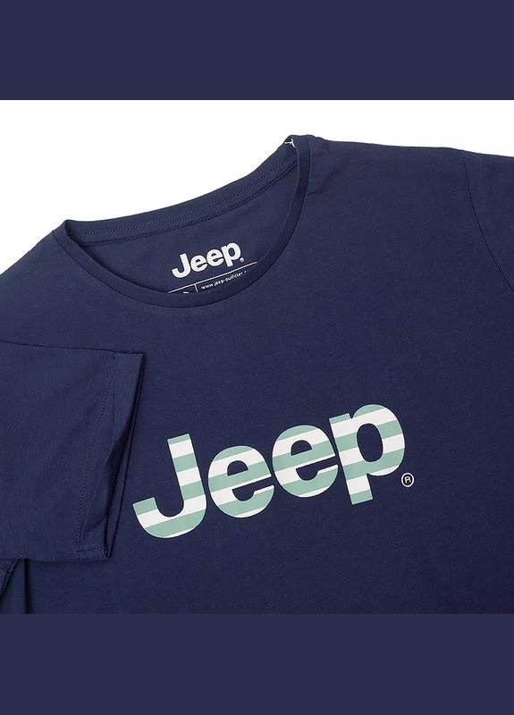 Футболка T-SHIRT OVERSIZE Striped Print Turn Jeep - (303399888)