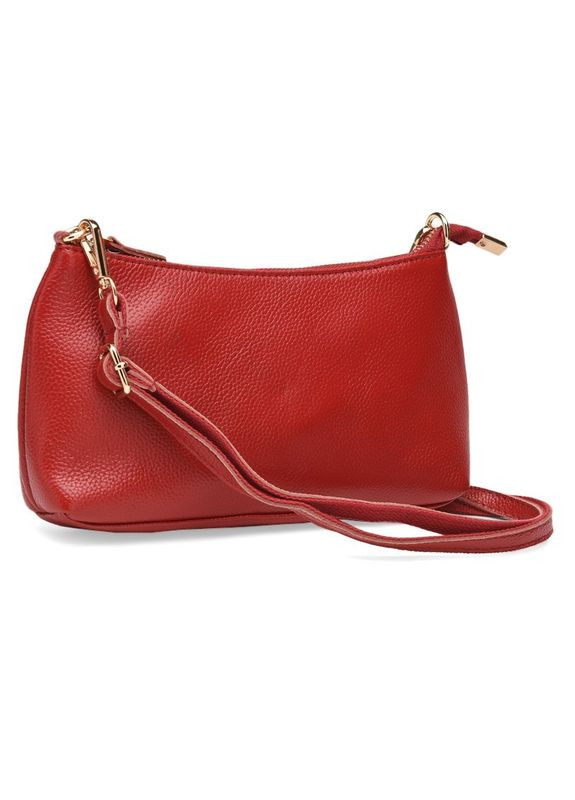 Сумка жіноча шкіряна через плече k1613 Червоний Keizer (302009062)