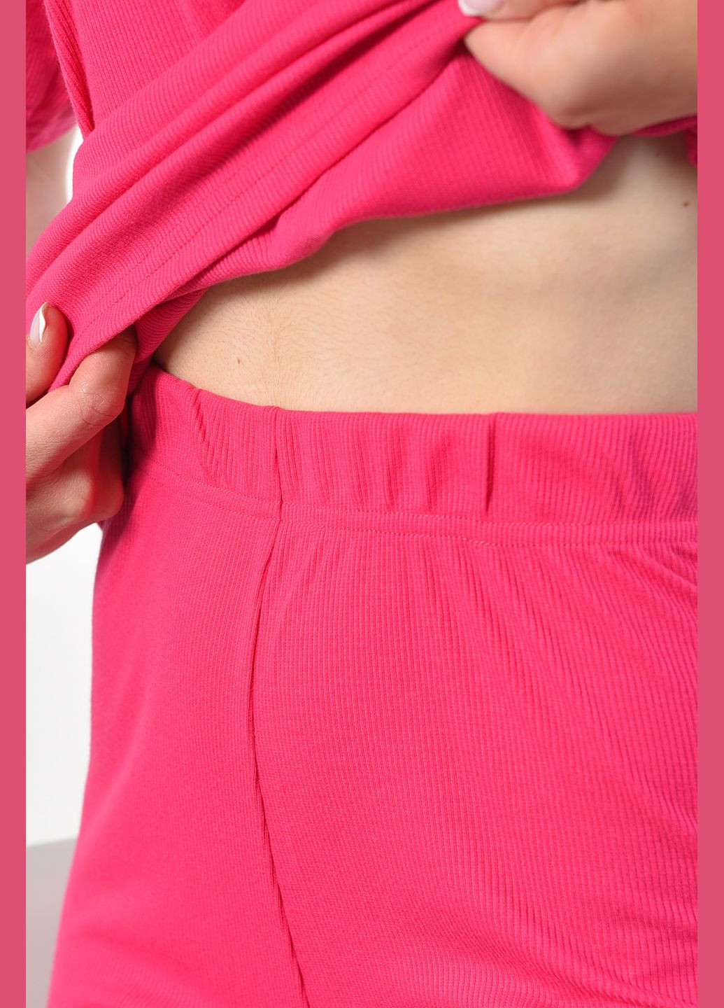Спортивний костюм жіночий рожевого кольору Let's Shop (293765048)