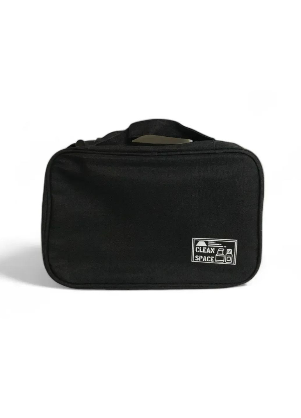 Многофункциональная косметическая сумка для путешествий черного цвета Black Clean Space (371921459)