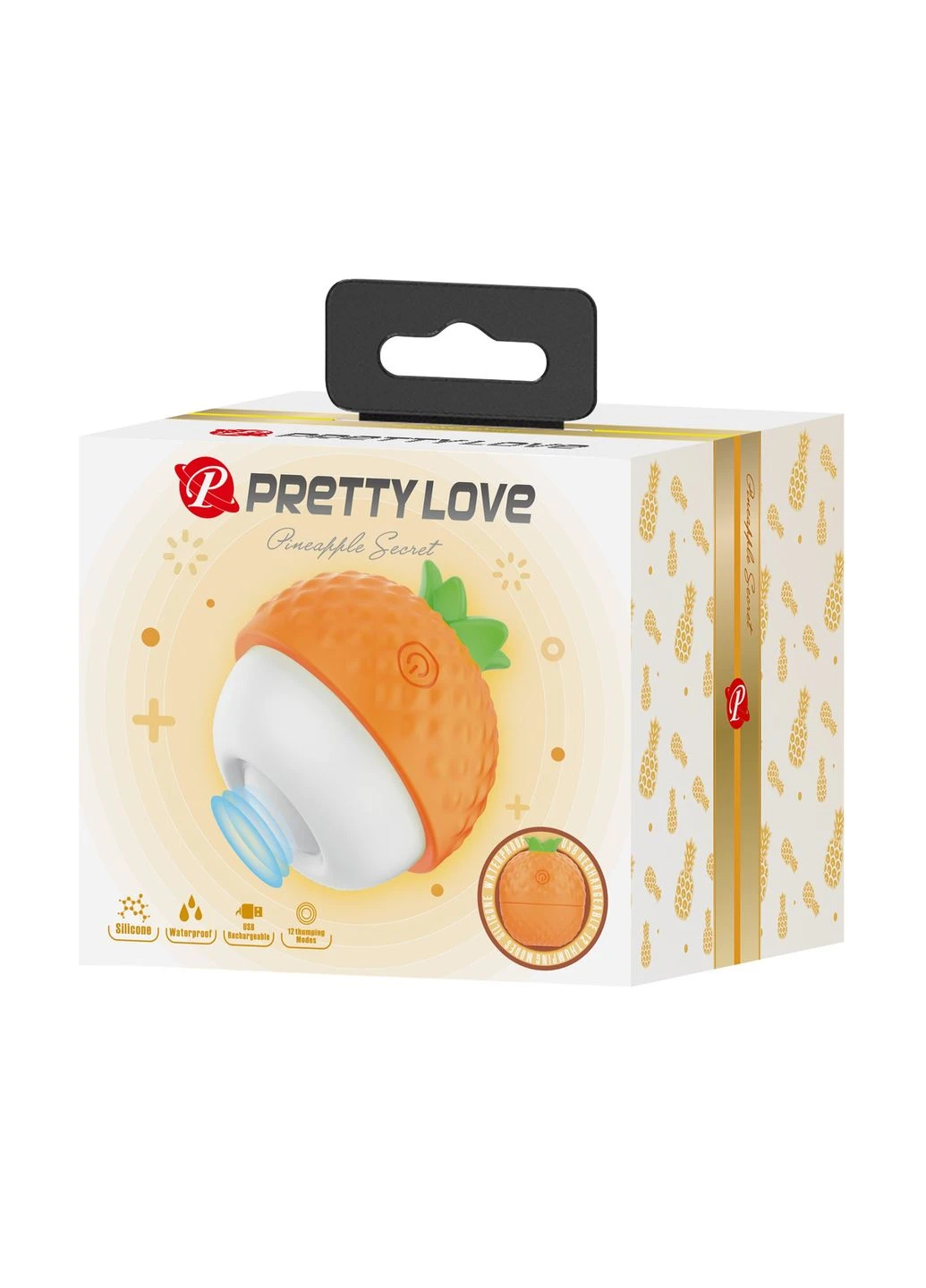 Клиторальный пульсатор оранжевый PRETTY LOVE Pineapple Secret LyBaile (382846875)