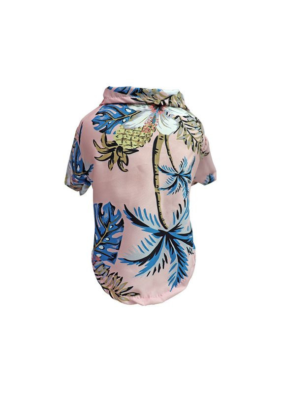 Гавайська сорочка для котів Pet Style Рожева XL No Brand - (323232362)