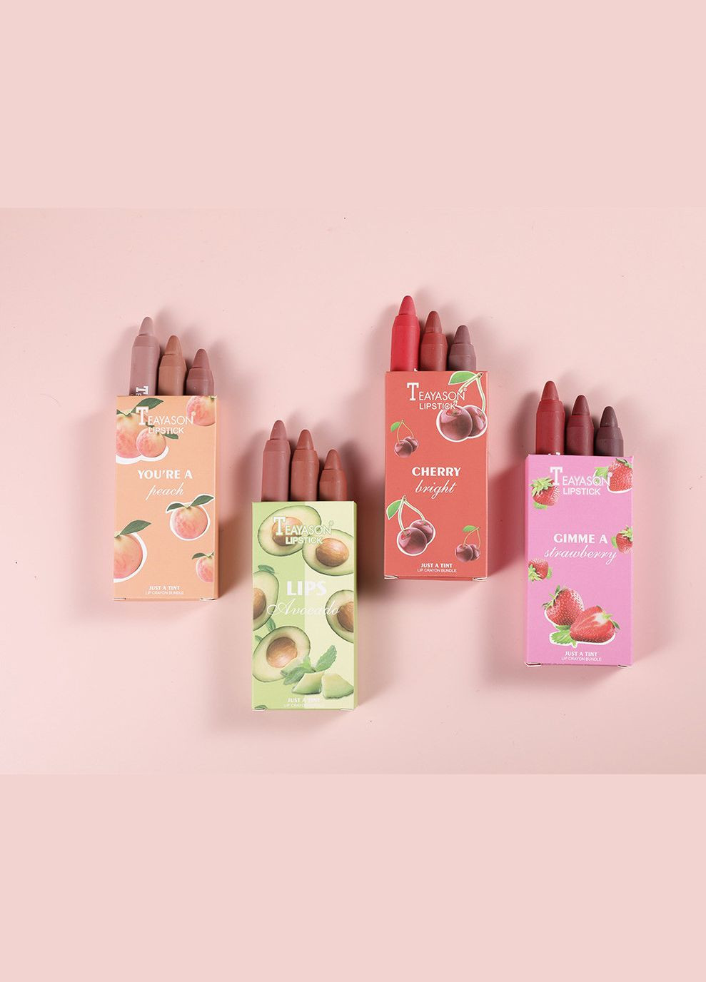 Набір помад Lipstick You're A Peach 3 шт Teayason (315424329)