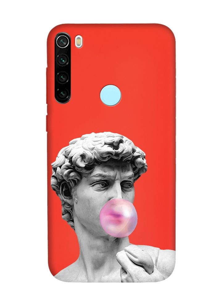 Матовый чехол на Xiaomi Redmi Note 8T:: Скульптура (принт 352) Creative (360675636)