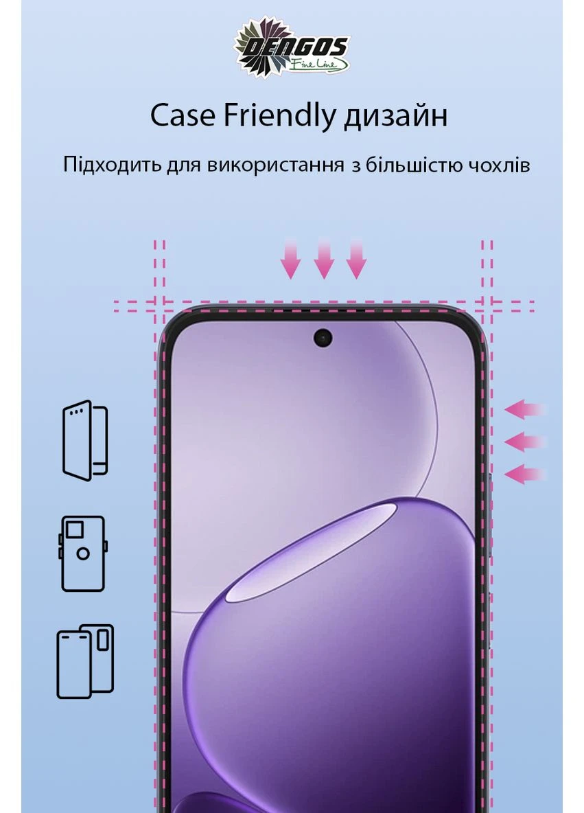 Захисне скло для Oppo A6x 4G/A6k 4G/A6 4G Black Full Glue (TGFG-438) DENGOS (390964379)
