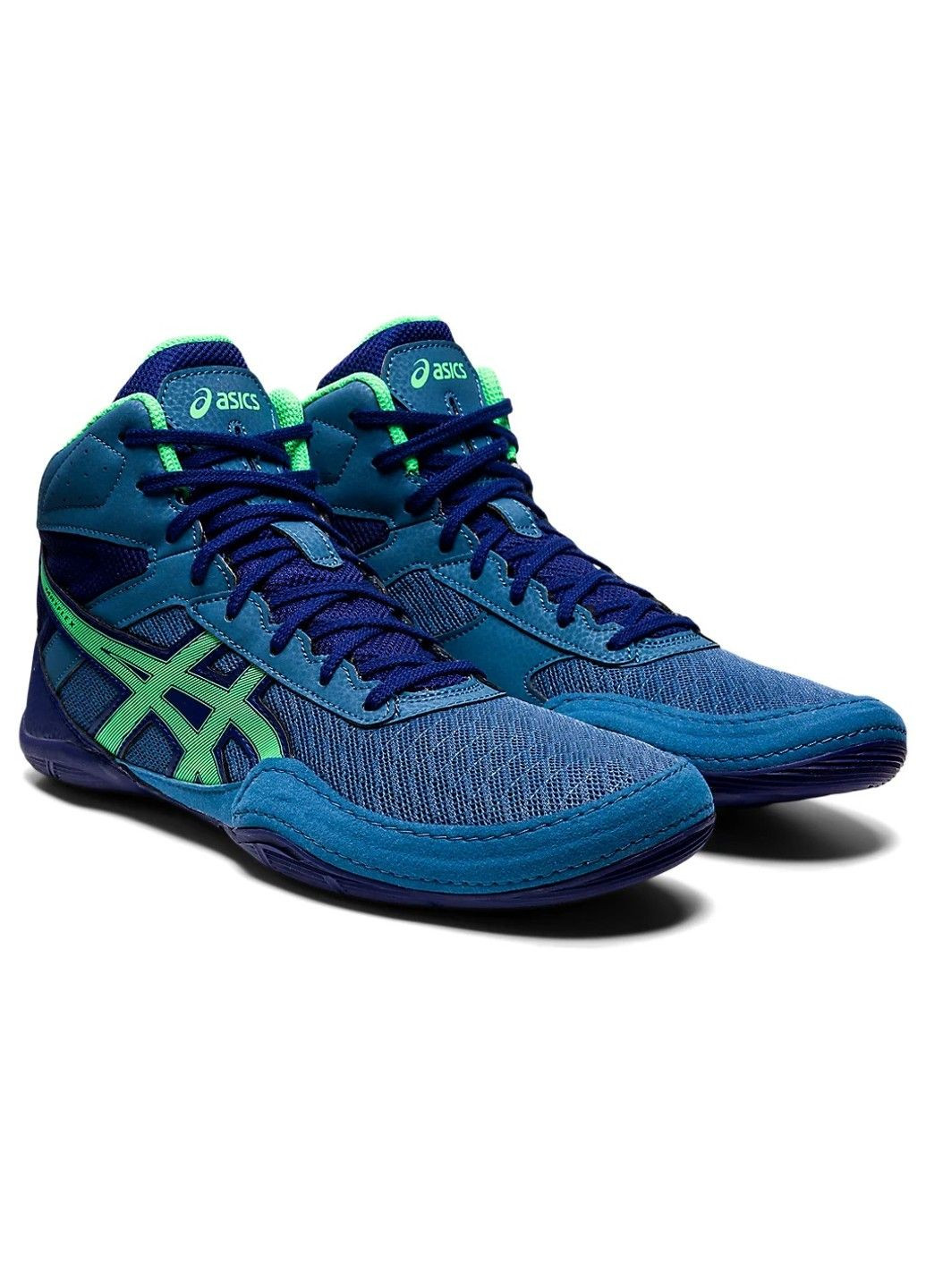 Борцовки Matflex 6 синьо-зелені (1081A021-404) Asics (343251925)