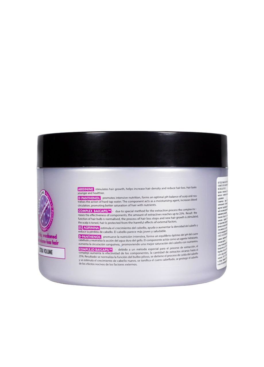 Маска для об'єму тонкого волосся Extra Volume Hair Mask 500 мл REVUELE (335858252)