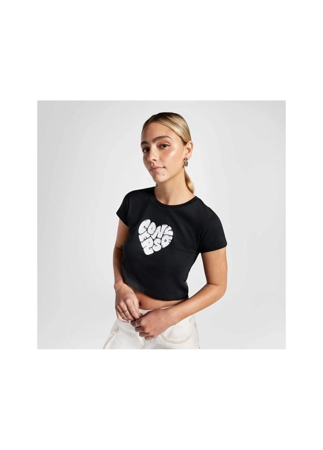 Женская футболка COLORFUL HEART TEE 10026369-001 Converse - (391386748)