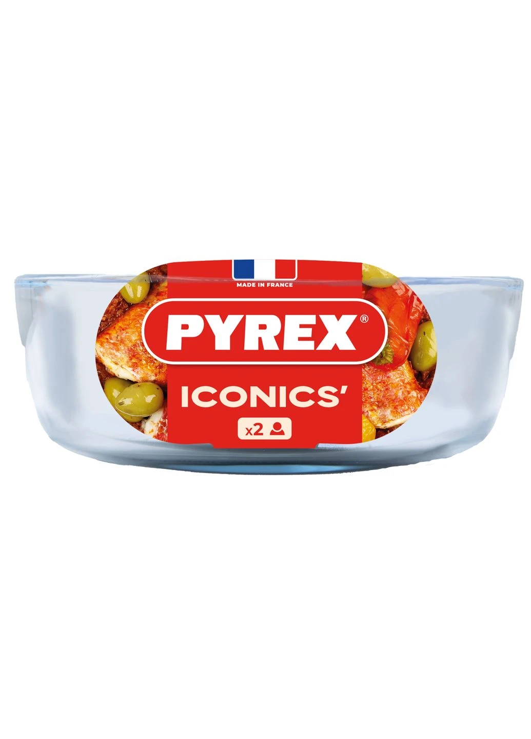 Форма для запікання боросилікатне скло овальна 26х18х6 см 1,6 л Pyrex (386698705)