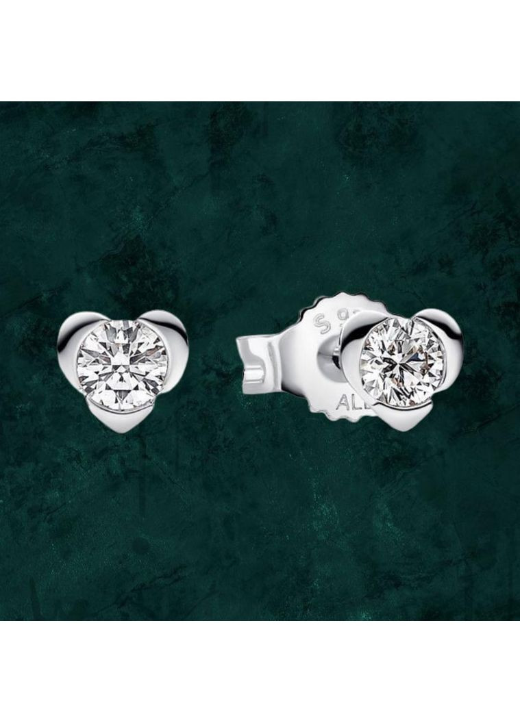 Срібні сережки "Талісман " Pandora (Пандора) 293111C01 No Brand (363028257)