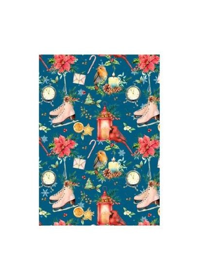 Папір пакувальний 70*100 см, 25 арк, №34, новорічний Експрес Удачі (365823389)