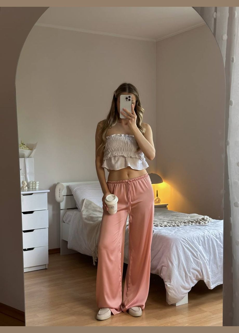 Женские брюки свободного кроя из шелка. Avanti (332621009)