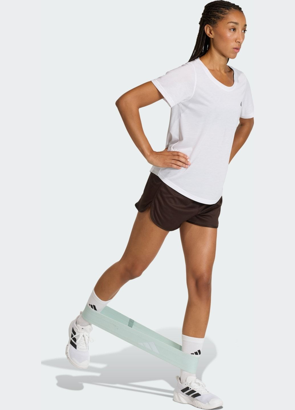 Футболка Workout Essentials Scoop Neck adidas - (372795273)