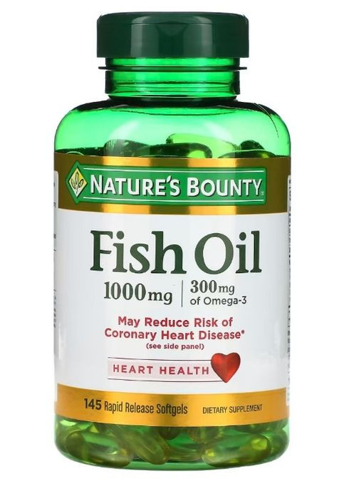 Fish Oil 1000 mg 145 Caps Nature's Bounty (295045413)