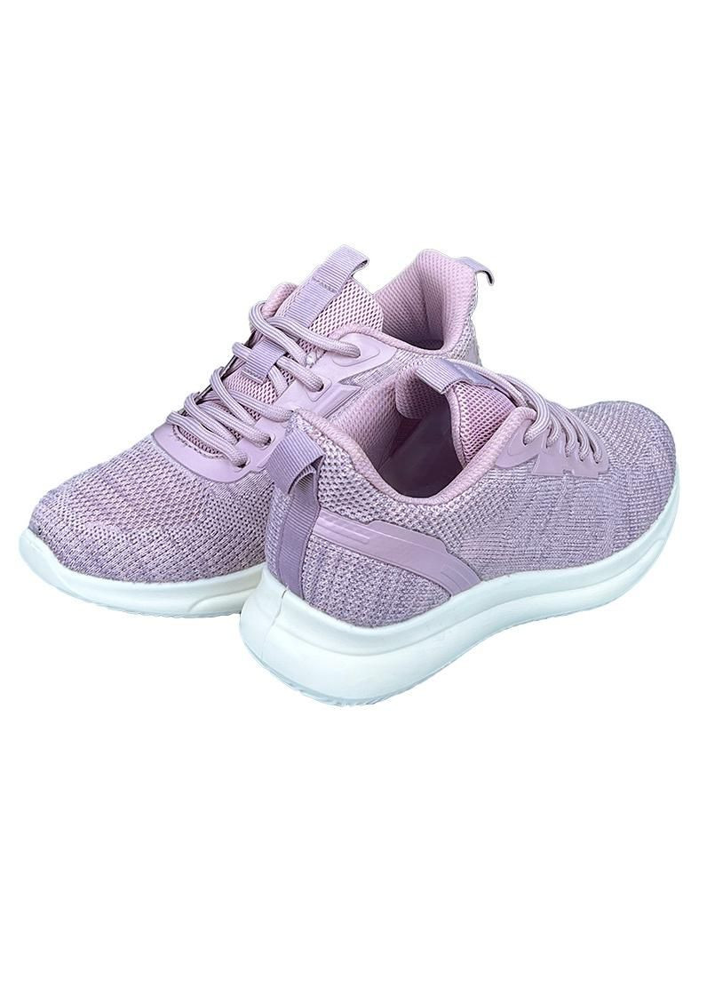 Фиолетовые кроссовки женские текстильные сиреневые 20202-50 No Brand