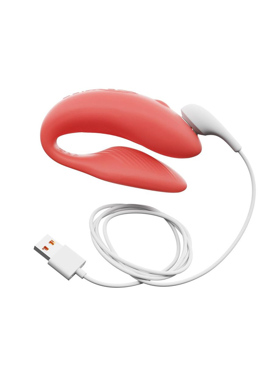 Смарт-вибратор для пар We-Vibe Chorus Crave Coral, сенсорное управление вибрациями сжатием пульта No Brand (366879912)
