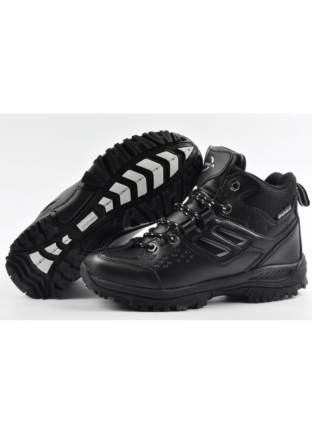 Зимние кроссовки унисекс Bona чёрные зима (354762932)