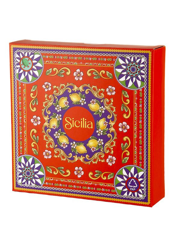 Тарелка 4 шт фарфоровая 19см Sicilia No Brand (325608806)