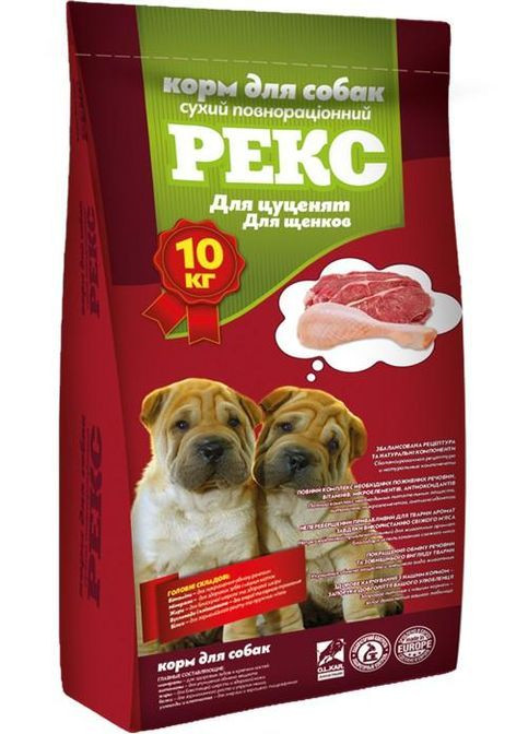Корм для щенков Рекс РЕКС (373046805)