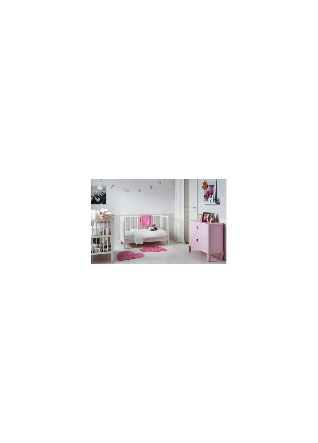 Ліжечко дитяче білий IKEA (272150204)