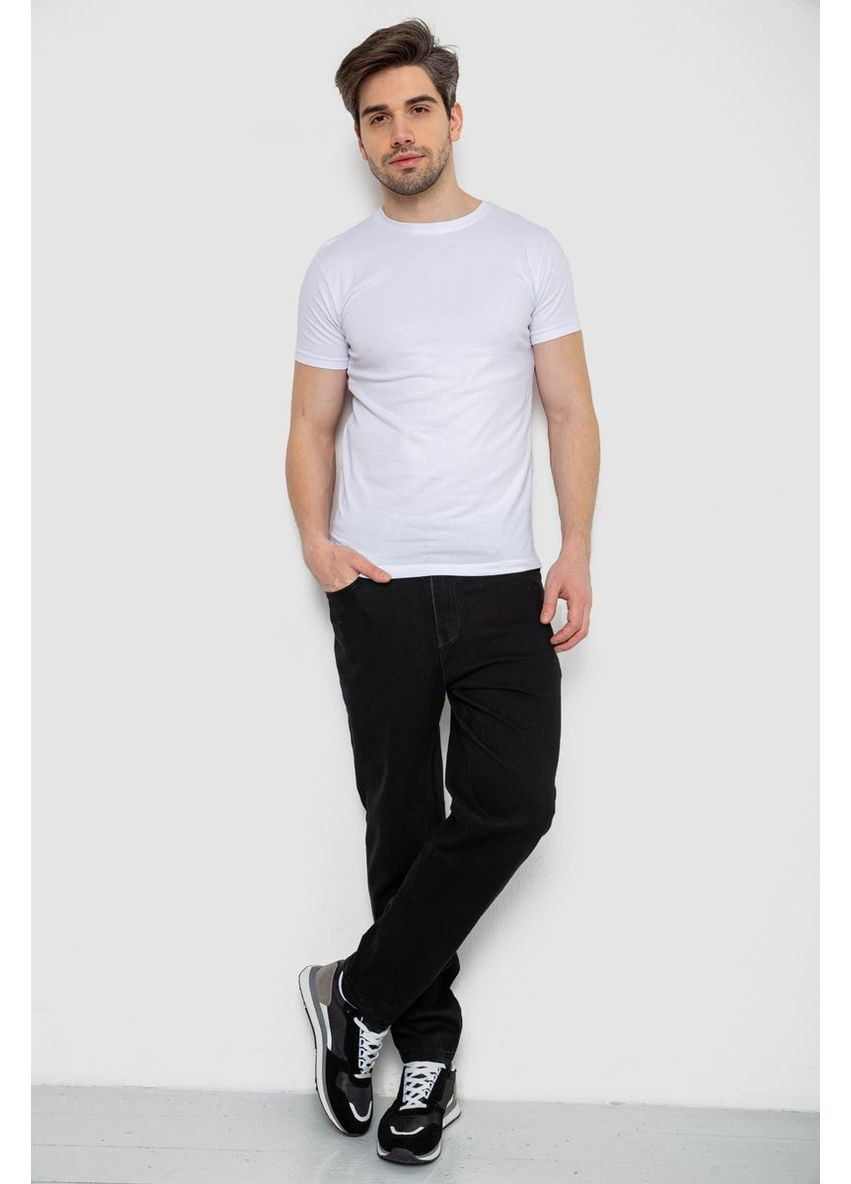 Белая футболка мужская однотонная базовая, 244r2408 Ager