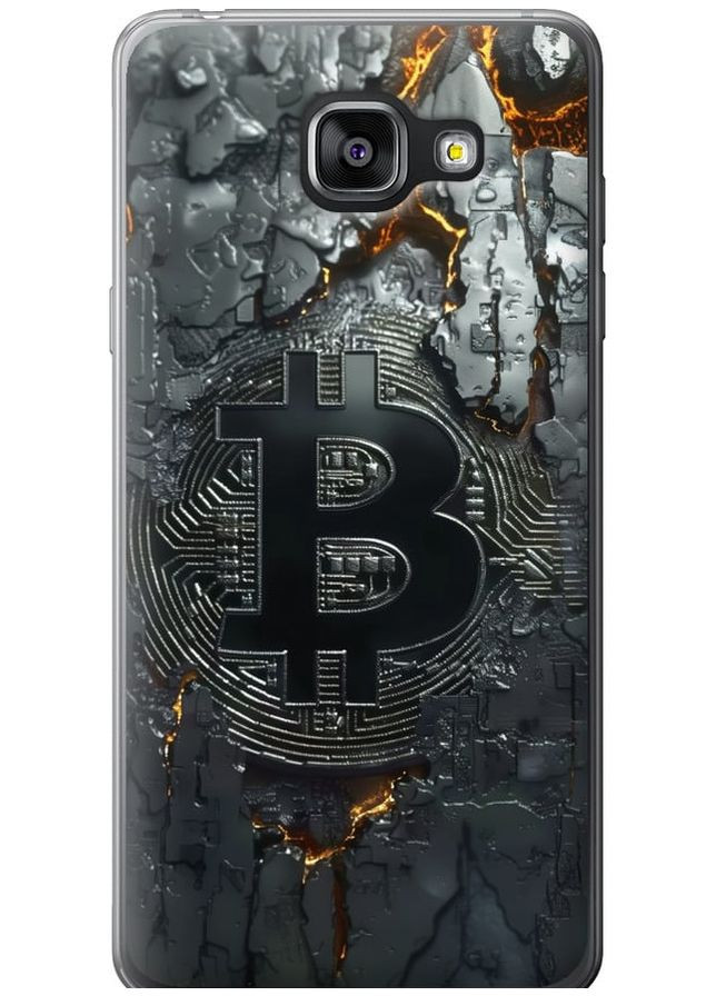 Силиконовый чехол 'Раскаленный биткойн' для Endorphone Samsung Galaxy A5 (2016) A510F (289717460)