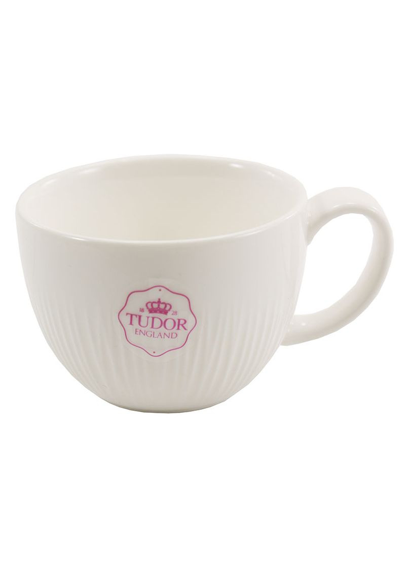 Чашка порцелянова Tudor АЙС кругла 90 мл біла (TU3091) Interos (335414097)