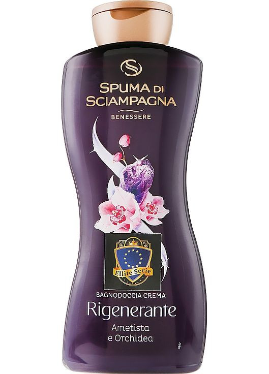 Восстанавливающий крем-гель для душа с аметистом и орхидеей 650ml (827958-42935) Spuma di Sciampagna (368620454)