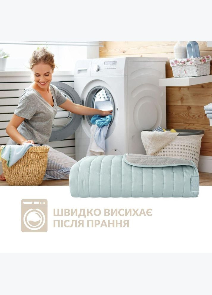 Покрывало на кровать 240х260 см Люкс, двустороннее, крепкая стежка ткани, антиаллергенное волокно, цвет IDEIA (334726741)