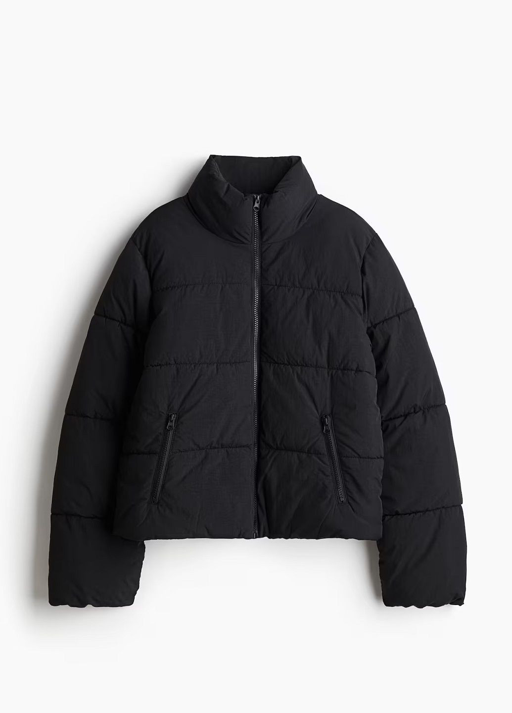 Черный зимний Пуховик H&M