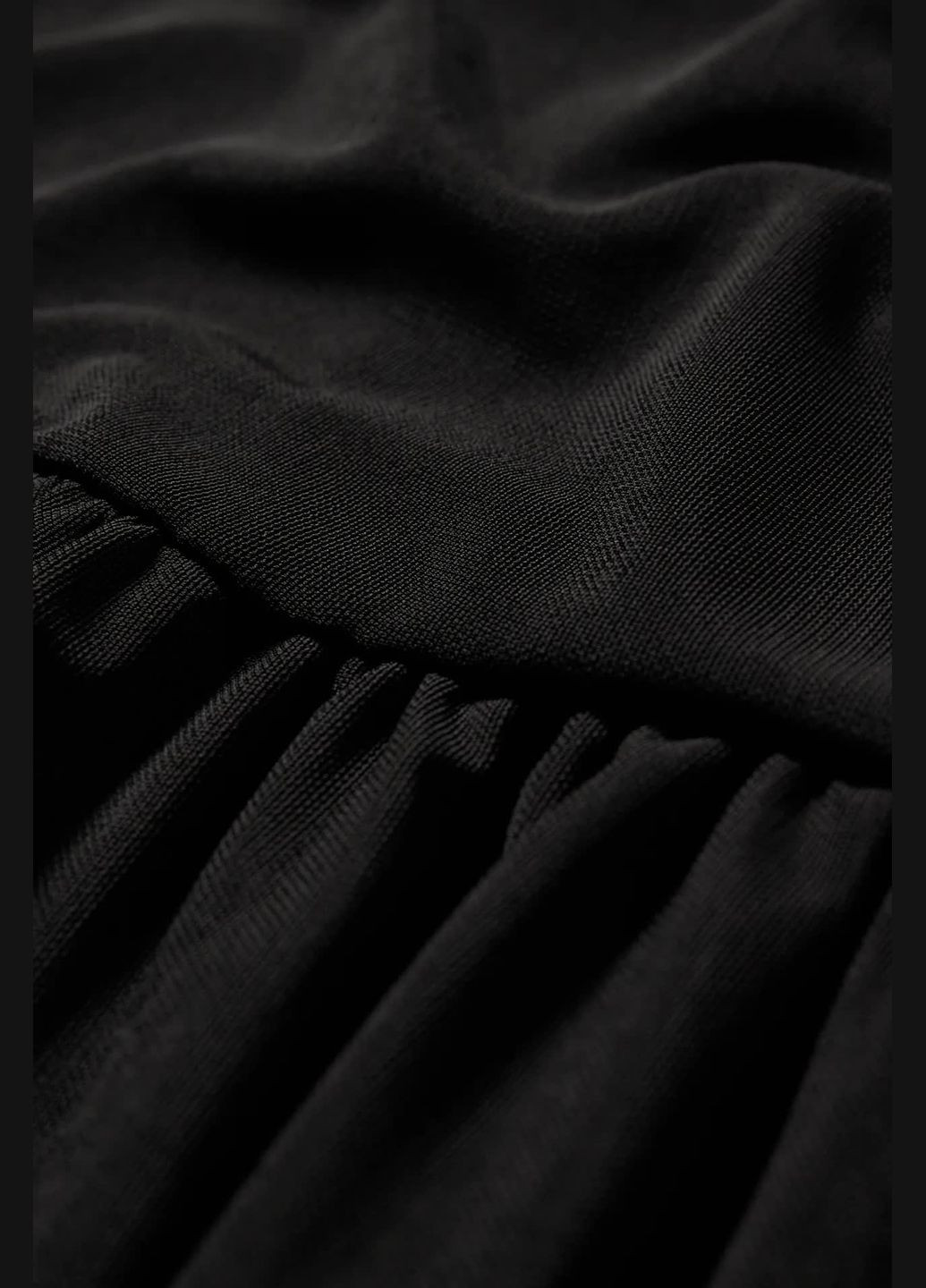 Черное кэжуал платье миди C&A однотонное
