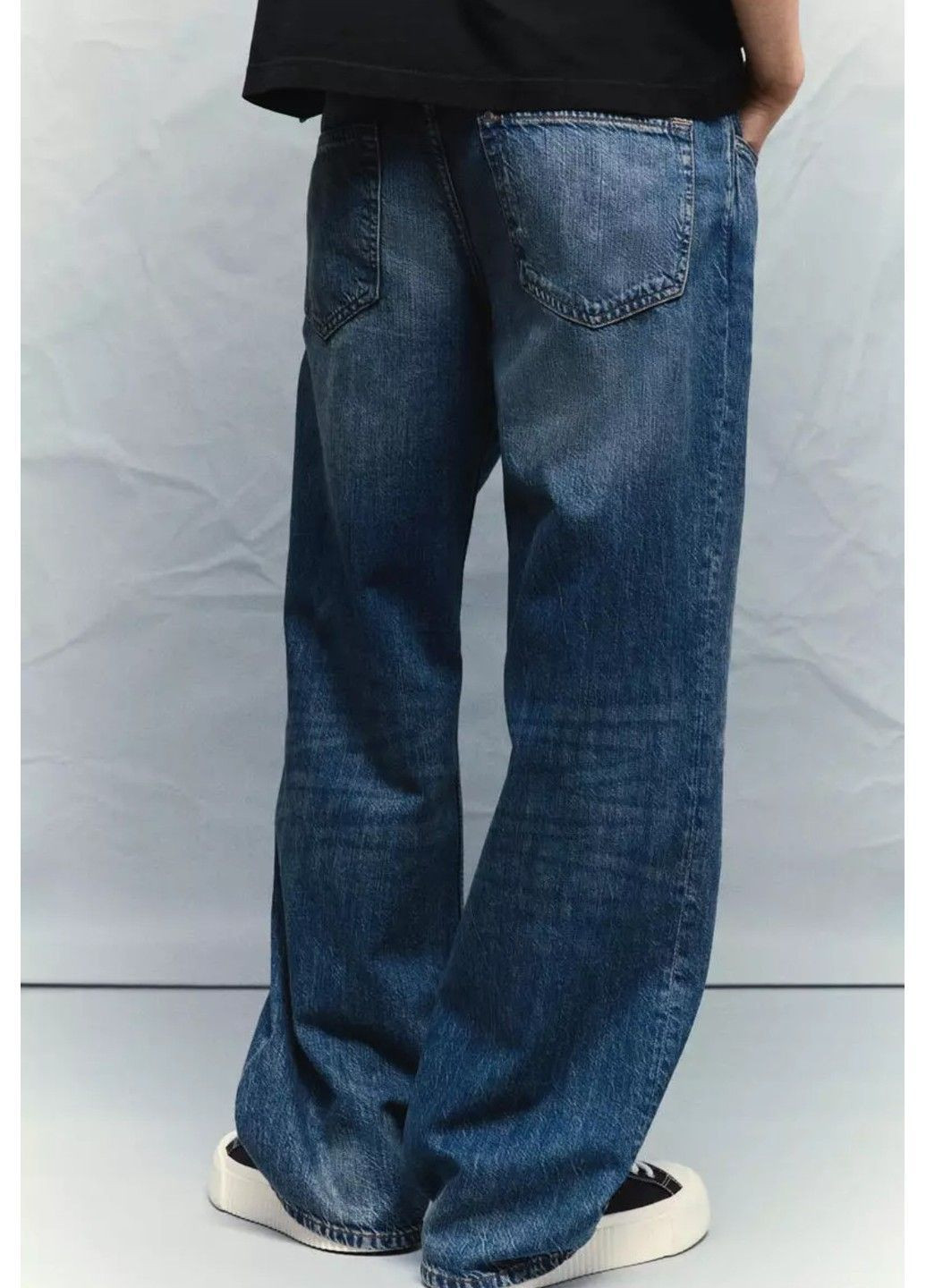 Чоловічі легкі джинси Straight Loose (58576) W30 L32 Темно-сині H&M (364358557)