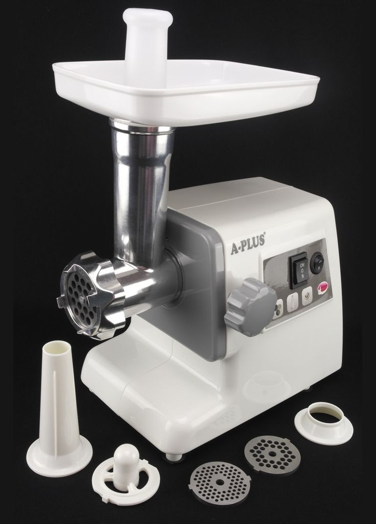 Електрична м'ясорубка для м'яса з насадками А - Плюс 2045 звичайна побутова електром'ясорубка для дому Domotec (297331596)