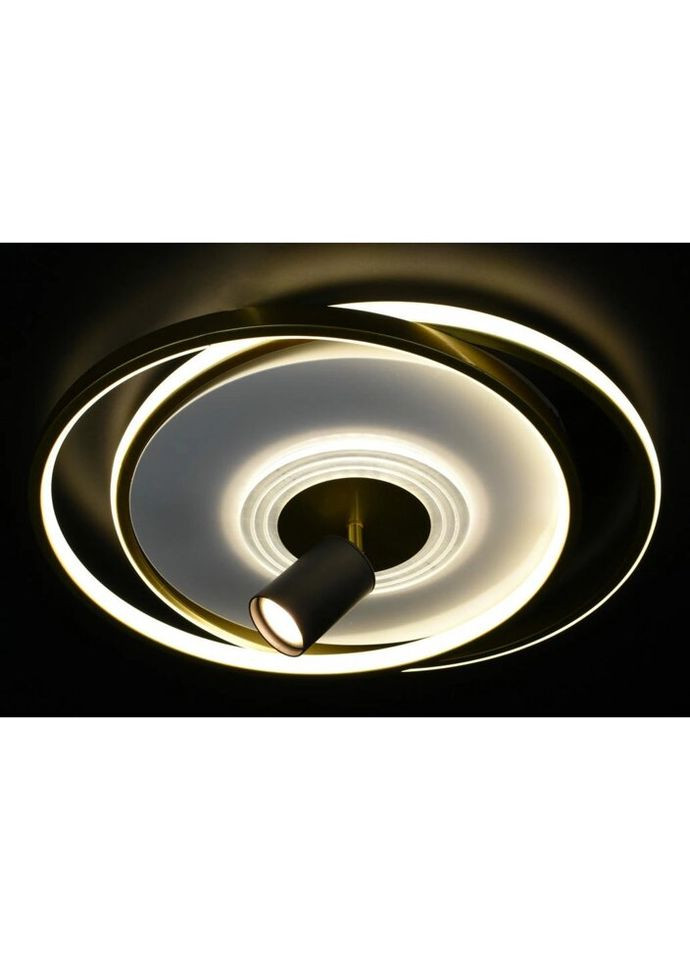 Люстра світлодіодна стельова LED світильник для квартири на стелю ледве з пультом 26851 Золото 15х42х49 см. Sunnysky (324395738)