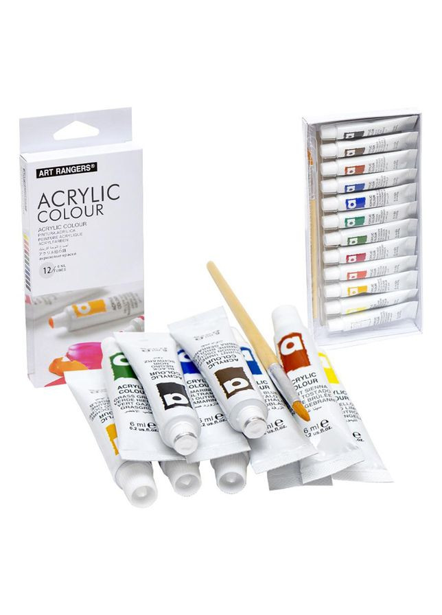 Набір акрилових фарб "Art Rangers" A12006, 12 кольорів 6 мл Color-it (366421371)