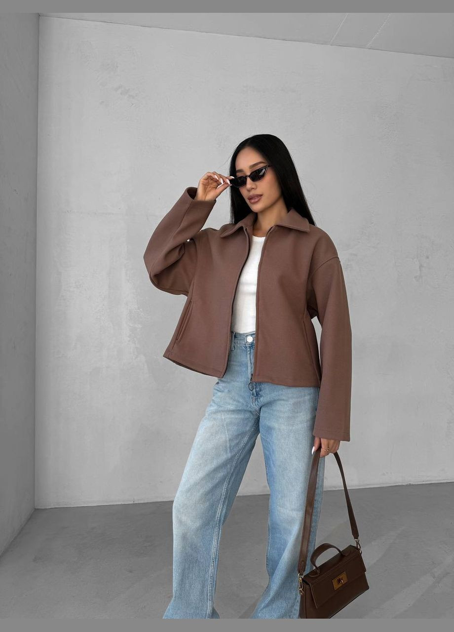 Коричневый женский женский жакет FINO Mode - всесезон