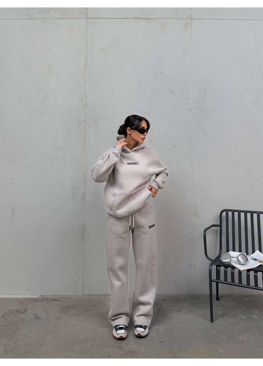 Женский спортивный костюм на флисе свитшот и брюки. MonCher (367088207)