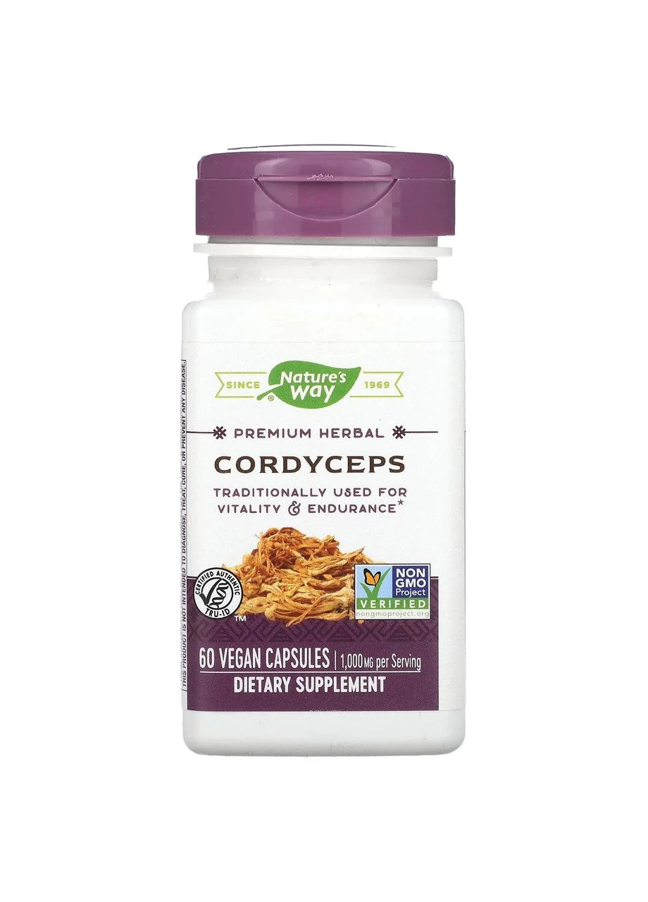 Кордицепс Cordyceps 60 капсул Nature's Way (361114520)