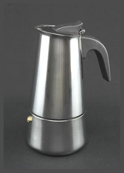 Гейзерная кофеварка A-Plus 2089 бытовая на 9 чашек 450 мл турка нержавеющая сталь No Brand (317041337)