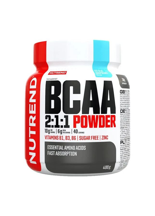 Аминокислоты BCAA 2:1:1 Ледяная малина 400 г Nutrend (361115775)