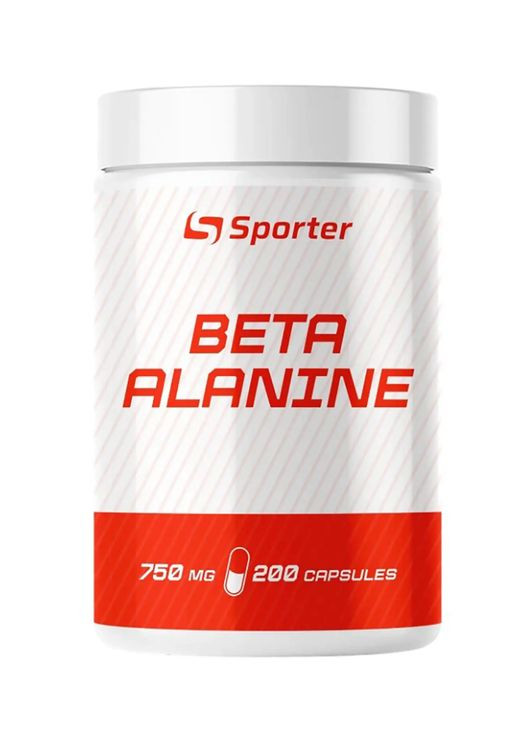 Амінокислота Бета-аланін Beta-Alanine 200 капсул Sporter (296108034)