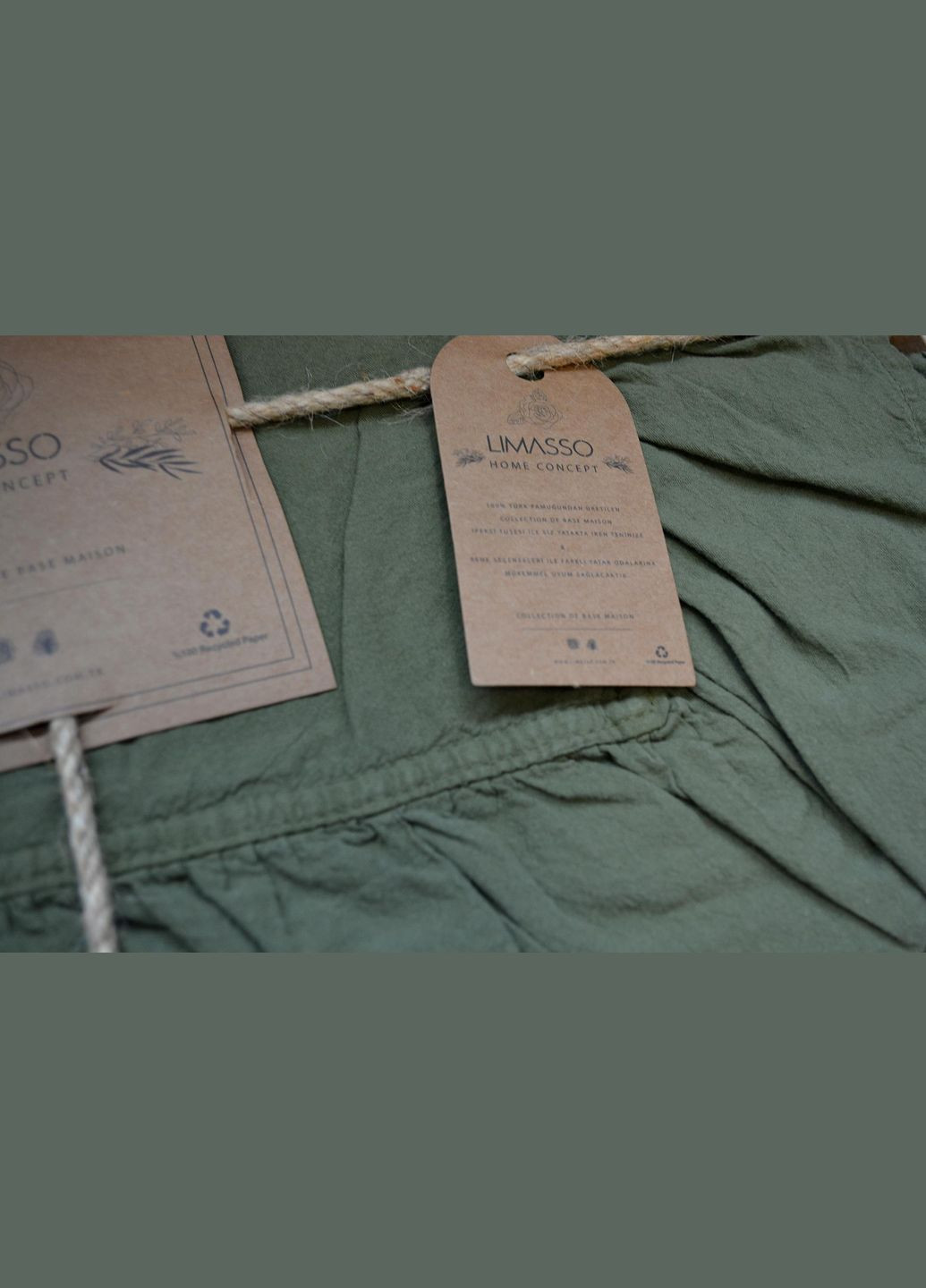 Постельное белье Stonewashed Exclusive Ranforse 200 х 220 см Capulet Olive Limasso (315019489)