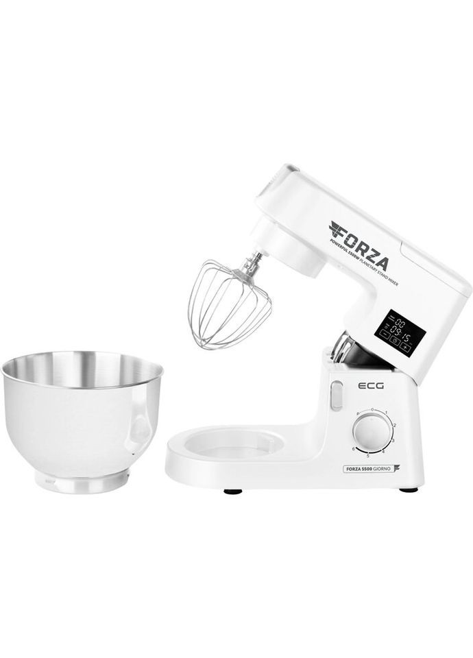 Кухонный комбайн Forza 5500-Giorno-Bianco 1500 Вт белый ECG (336148310)